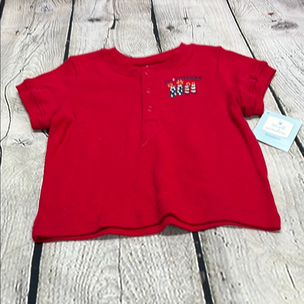 Small Wonders Red Kids Shirt NWT